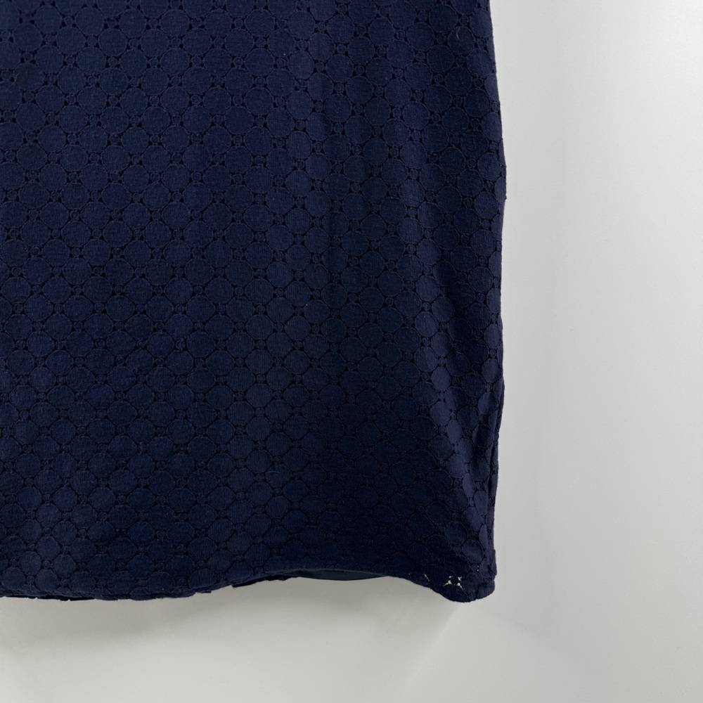 The Limited Navy Lace Skirt | Eyelet Detail | Back Slit | Size 6 - Picture 3 of 7